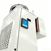 Unité de réfrigération monobloc murale à onduleur R290, pompe à engrenages économe en énergie, télécommande, dégivrage à gaz chaud, température moyenne -25~+10°C