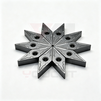 Plaquette de tournage indexable en carbure VNMG160408-MA, rayon d'angle R0.8mm, pour tournage semi-fin de l'acier inoxydable et de l'acier au carbone