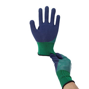 13G Nylon Latex Paume Noir Finition Crinkle Sécurité Gants De Travail Latex Caoutchouc Sécurité Main De Protection Enduit Gants Guantes - Product Image 5