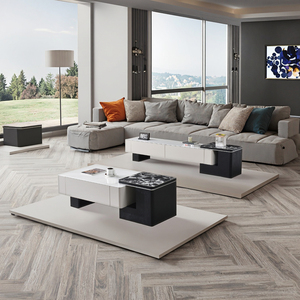 Nuevo estilo, superventas, mesa de centro de esquina redondeada para niños, diseño seguro, casas familiares, viernes negro, ofertas de mesa de centro baratas - Product Image 4