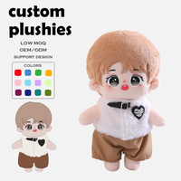 Fabricants chinois de haute qualité produisent en masse des poupées en peluche personnalisées d'idols Kpop, acceptant la personnalisation du design des jouets en peluche.