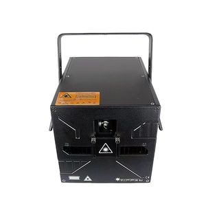 โปรเจคเตอร์เลเซอร์ขนาดกะทัดรัด 5 วัตต์ ตัวเรือนอะลูมิเนียมอัลลอยด์ รองรับ DMX512 ปรับความสว่างได้ ไฟ LED RGB สำหรับฉายผนัง ป้องกันน้ำ IP33 แสงสีสันหลากหลาย ครอบคลุมพื้นที่กว้าง - Product Image 1