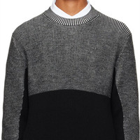 Herren Large Plus Size Herbst Winter Warmer Pullover Atmungsaktiver Strick pullover mit einfachem Näh muster Anti-Shrink-Design