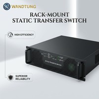 Boîtier PDU métallique robuste de 19 pouces pour montage en rack de serveur, compatible STS/ATS, équipement de distribution d'alimentation en option