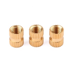 Trung Quốc Bán Buôn Tùy Chỉnh Tiêm Đúc Nữ Brass Có Knurled Chèn Kim Loại Threaded Brass Chèn Các Loại Hạt Cho Nhựa - Product Image 4