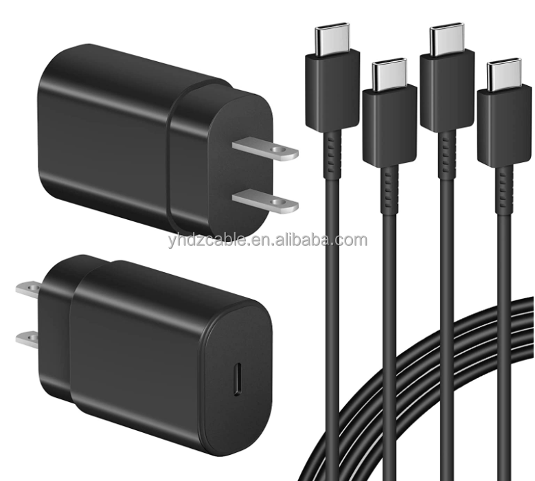 ชุดชาร์จสีดำ 25W