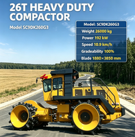 Machine de compactage de déchets de haute efficacité de 26 tonnes pour le traitement des déchets et la construction de terrains forestiers