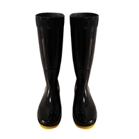 Bottes de travail Wellington en PVC personnalisables pour bureau pêche jardinage agriculture chaussures de sécurité en gros