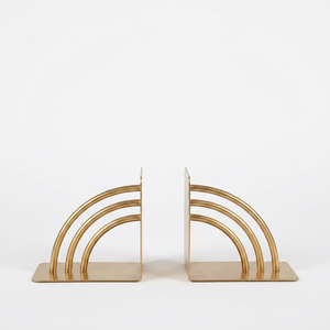 AK Brass Decorative Brass Metal <b>Bookends</b> Set Of 2 Handmade Luxury Book Ends for Home Office Library Shelf Decor - Product Image 5