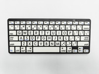 Keyboard ODM 68 Tombol Mini Nirkabel dengan Baterai AAA yang Dapat Dilepas untuk Kerja Jarak Jauh
