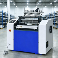 Máquina de Coser Semiautomática de Formato Ancho con Lubricación Automática para Encuadernación de Tapa Dura de Gran Formato