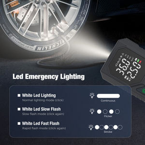 <span class=keywords><strong>12v</strong></span> मिनी छोटी कार एयर पंप कंप्रेसर कॉर्लेस टायर इंफ्लेवेटर पोर्टेबल डिजिटल 150pi इलेक्ट्रिक एयर मुद्रास्फीति पंप कार टायर के लिए - Product Image 6