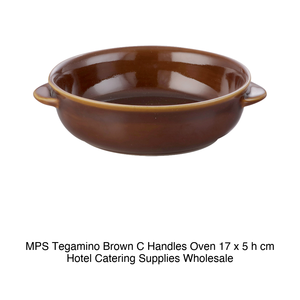 Plat de cuisson marron avec poignées 17 × 5 cm Mps - Product Image 2