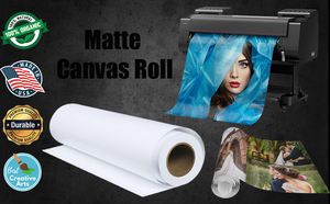 Rouleau de papier jet d'encre <span class=keywords><strong>mat</strong></span> en polyester Perfectcanvas <span class=keywords><strong>pour</strong></span> impression numérique artistique, <span class=keywords><strong>mat</strong></span>ériau de matelassage <span class=keywords><strong>pour</strong></span> toiles, 0,61~1,52 m - Product Image 6