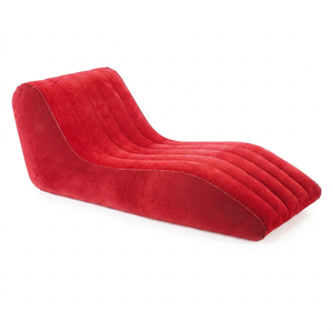 Modern Red <b>Inflatable</b> Air <b>Sofa</b> Chair for Living Room Foam Design Style - Product Image 1