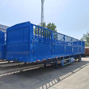 Remorque à 2/3 essieux pour clôture latérale, transport d'animaux |   Remorque à ridelles latérales 2/3 essieux pour le transport d'animaux - Product Image 2