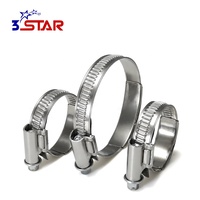 Collier de serrage en acier inoxydable à tête partielle avec ressort, réglable, tailles en pouces/métriques, poli, livraison rapide