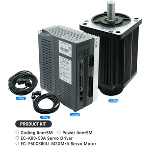 ชุดมอเตอร์เซอร์โวเฟสเดียว 220V ประสิทธิภาพสูง จัดส่งฟรี พร้อมตัวยึดแบบหน้าแปลน IP65 สำหรับเครื่อง CNC - Product Image 1