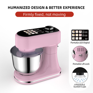 Batidora de Pedestal Cheftronic Profession de 5L, 1500W, 12 Velocidades, Máquina para Pasteles, Amasadora Planetaria, Electrodoméstico Pequeño para Cocina - Product Image 3