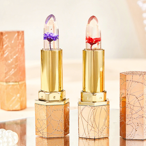 Jelly Flower - Lápiz Labial y Bálsamo Labial que Cambia de Color, Resistente al Agua, Hidratante y Protector, Color Rosa - Product Image 1