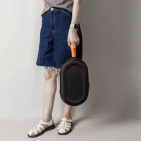 Étui de transport rigide en EVA imperméable et portable pour casque VR Meta Quest 3 / Quest 3S et manettes, sac de rangement