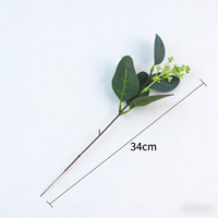 Décorations murales florales DIY en plastique Kemin, haute simulation, feuilles d'eucalyptus, fruits et feuilles de pomme, pour la Saint-Valentin, intérieur