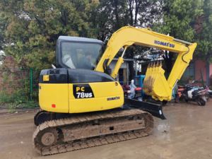 Miniexcavadora usada Komatsu PC78 con bomba de caja de cambios de motor Yanmar a la venta - Product Image 2