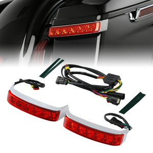 Luz LED TCMT para Alforjas, Luz de Freno, Direccional, Compatible con <span class=keywords><strong>Harley</strong></span> Touring Street Glide Road King Electra Glide 2014-2024 - Product Image 3