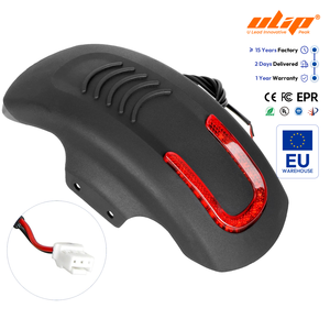 Guardabarros Trasero para Scooter Eléctrico con Luz Trasera, Diseño Impermeable y a Prueba de Polvo, Advertencia de Conducción Nocturna y Protección Contra Barro para KuKirin A1 - Product Image 1