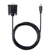 Cable de Datos de Descarga Serial RS232 con Conector Hembra D-Sub DB9 de 9 Pines a Mini USB