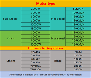 Motocicleta Eléctrica Todoterreno de Alta Velocidad de 3000W para Adultos, Potente Motocicleta Eléctrica para Pueblo - Product Image 6