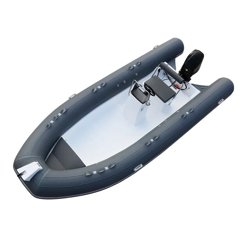 Haohai Sport cabinato Cruiser passeggero rigido usato nuovo Hovercraft canoa Barche Rigide Gonflable Ponton pedalò con motore