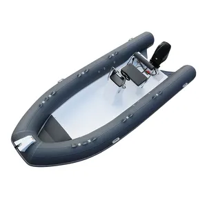 Haohai thể thao cabin Cruiser cứng nhắc hành khách sử dụng New thủy phi cơ canoe barche rigide gonflable ponton Pedal thuyền với động cơ