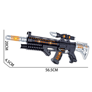 Promotion Pistolet Jouet en Plastique Électrique à Piles avec Lumière et Son pour Garçons - Product Image 3