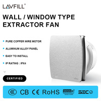 Ventilateur d'extraction avec fixation murale, Ventilateur d'extraction, 100mm, aspirant, 5 pouces, livraison gratuite