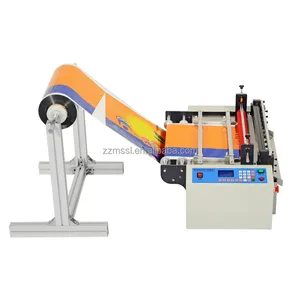 Máquina para cortar láminas de película plástica Máquina cortadora de rollos de película delgada de calidad Máquina cortadora de papel de aluminio