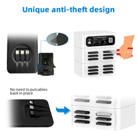 Nouveaux produits innovants location powerbank batterie li-polymère 8 pièces 8 emplacements banque d'alimentation lieux publics banque d'alimentation location empilage