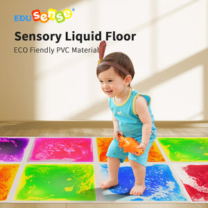 Jouets pour enfants en PVC non toxique, auto-adhésifs, gel coloré, équipement de sol liquide sensoriel pour la maternelle, carrelage violet - Product Image 6