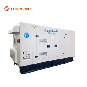 Ac Synchrone Diesel Generator 3 Fase 880kw 1100kva Diesel Generator Borstelloze Dynamo En Baudouin 8m33g4d3/5 Motor