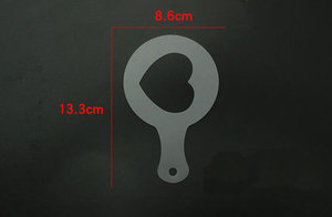 Juego de plantillas de espuma para decoración de cafetería, Set de 16 unidades de plantillas de arte para decoración de café, pasteles y tartas - Product Image 6