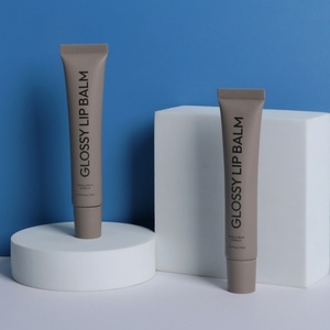 Wholesale Custom Color Size 15Ml Lip Balm Serum Cream <b>Tubes</b> With Brush Silicone Head <b>Plastic</b> Cosmetic Soft Squeeze <b>Tube</b> - Product Image 6