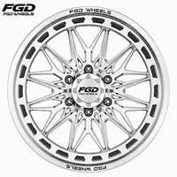 Roue forgée FGD 26 28 pouces en aluminium T6061 à rayons en H 6x135 6x139.7 pour amélioration esthétique des pick-up RAM Ford robustes