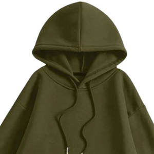 Sweat à capuche unisexe pour homme en gros, sweat à capuche à épaules tombantes d'hiver, tissé en polyester et coton, écologique, streetwear décontracté pour homme - Product Image 4