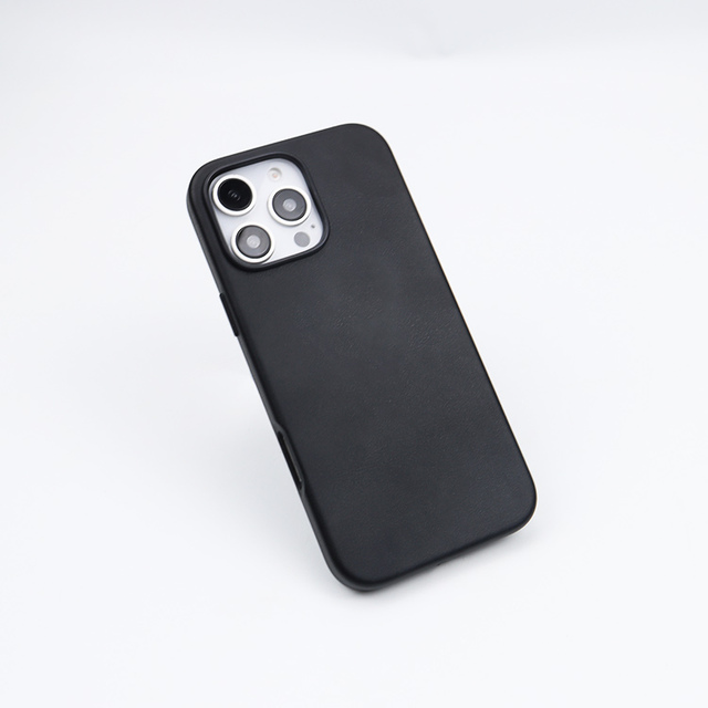 Plain Magnetic Mobile Phone Cases for iPhone 17 Air 16 15 14 13 12 11 Pro Max Customizable Wholesale PU Leather Phone Cover