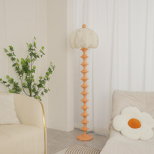 Retro Wooden Floor Lamp 40x167cm LED Tricolor <b>Light</b> Home Living Room Bedroom Decorative <b>Lighting</b> - Product Image 2