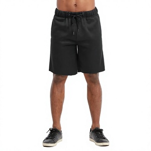 Premium Men's Solid Color Cotton Hot <b>Shorts</b> Mid Waist Elastic Closure Casual Wear Breathable <b>Woven</b> Fabric Casual <b>Shorts</b> - Product Image 4