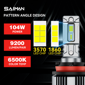 Faros LED H15 100% CANBUS Sin Errores 6000K para VW Audi <span class=keywords><strong>Vito</strong></span> A3 Golf - Plug-and-Play IP67 Ajuste Universal - Product Image 5