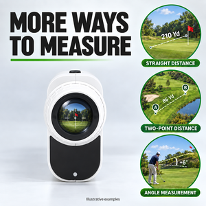 <span class=keywords><strong>Télémètre</strong></span> laser de golf GF 817 6X avec fonction de compensation de pente, écran LCD externe, fonction de verrouillage de drapeau et vibration, mode 1200 yards pour le golf et la chasse - Product Image 5
