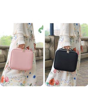 กระเป๋าเครื่องสำอางหนังขนาดเล็กสำหรับเดินทางกระเป๋าใส่โลโก้ออกแบบได้ตามต้องการขนาดใหญ่สำหรับมืออาชีพ - Product Image 2