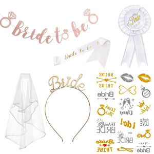 Novia a ser boda decoración de sombreros del <span class=keywords><strong>tatuaje</strong></span> etiqueta engomada del <span class=keywords><strong>tatuaje</strong></span> de decoración de la novia boda - Product Image 1